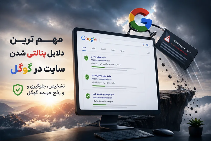مهم ترین دلایل پنالتی شدن سایت در گوگل