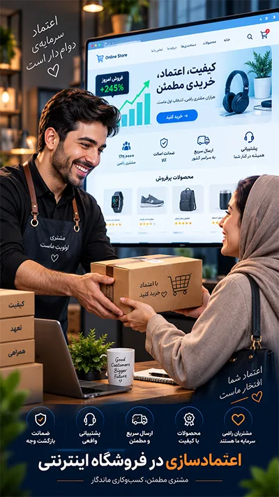 چرا اعتماد سازی در فروشگاه اینترنتی اهمیت دارد؟