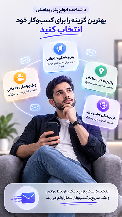 انواع پنل پیامکی