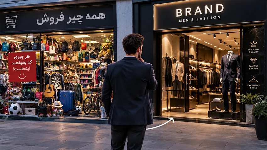 بازدید داریم پس همه چیز فروشی کنیم؟